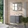 Vicco Waschtischunterschrank 2 Teile 80 x 59,3 x 46 cm Grau