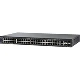 Cisco SF350-48 10/100-PoE-Managed Switch mit 48 Ports (SF350-48-K9-EU)