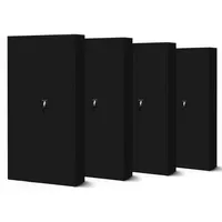 Jan Nowak C001H Aktenschrank 195 x 90 x 40 cm schwarz