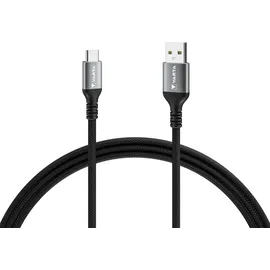 Varta USB-A auf USB-C 2 m Schwarz/Grau/Mehrfarbig