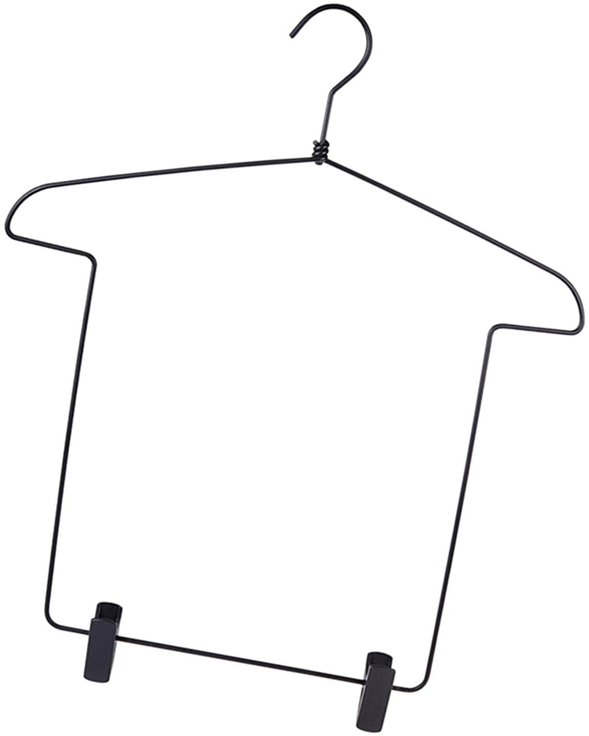 Sharplace Körperform Kleiderständer Kleiderhalter Hemden Kleiderbügel für Garderobe, Schwarz