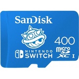 SanDisk Nintendo Switch R100/W90 microSDXC Speicherkarte für SwitchTM blau