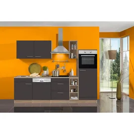 OPTIFIT Küchenzeile Kalmar 270 cm grau