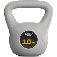 Trex sport Kettlebell 10 kg Kugelhantel Schwunghantel grau