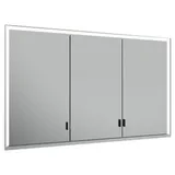 Keuco Royal Lumos Spiegelschrank für Wandeinbau, 3 lange Türen, 1200 x 735 x 165 mm