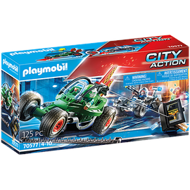 Playmobil City Action Polizei-Kart: Verfolgung des Tresorräubers 70577