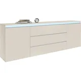 Home Affaire Magic 240 x 81 x 40 cm kaschmir matt / Braun