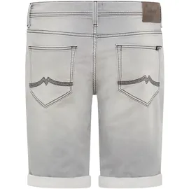 Mustang Jeans-Short Chicago in grau mit Kontrastnähten-W36