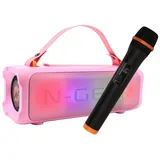 N-Gear Blazooka 703 Tragbarer Stereo-Lautsprecher Pink 100 W