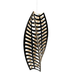 David Trubridge - Toru Pendelleuchte Medium 1 Side Black - 44.5 cm - 108.5 cm