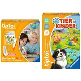 Ravensburger tiptoi Starter-Set Plus 00159: Stift und Buch Meine schönsten Kinderlieder & tiptoi 00108 - Alle Meine Tierkinder