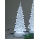 Formano Deko Pyramide aus Acryl mit Beleuchtung 32 cm