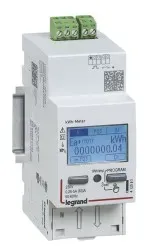 Legrand 412080 Energiezähler EMDX3, 63 A, 1-phasig, Direktanschluss, Impulsausgang, 2TE