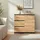 [en.casa] Sideboard Kyr 80x40x75 cm Schwarz/Eicheoptik rustikal [en.casa]