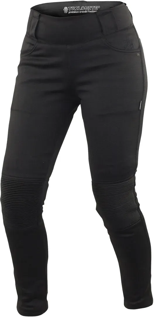 Trilobite Dames Motorfiets Leggings, zwart, 28 34 Voorvrouw