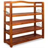 CASARIA Schuhregal 80 x 82 x 26 cm offen / braun