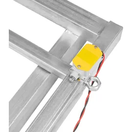 MSW Dachdeckerwinde mit Fernsteuerung 15 m bis 200 kg 1500 W - Silber