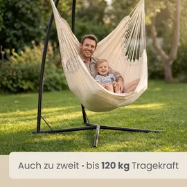 AMANKA Hängesesselgestell Schwarz