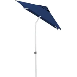 Kettler EASY PUSH Schirm Schirm 150x210 cm, UPF 50+, silber/ blau, Aluminium/Polyester mit PU Beschichtung