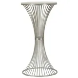 Natur24 Mauro Ferretti Tisch Funnel Silber Marmor Durchmesser 50x100 cm