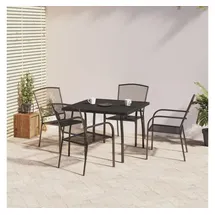 vidaXL Garten-Essgruppe 5-tlg. Anthrazit