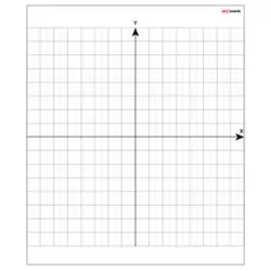 ALLboards magnetische Whiteboardfolie  Koordinatensystem kariert 80,0 x 95,0 cm 5902622418728 ALLboards
