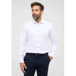 Langarmhemd ETERNA "MODERN FIT", Herren, Gr. 39, Normalgrößen, weiß, 100% cotton, tailliert, Langarm Manschette, Hemden