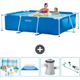 Rechteckiger Frame Pool - 220x150x60 Cm - 5-teilig  S20819