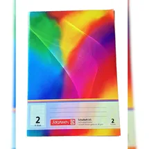 Brunnen Schulheft A5 16 Blatt, liniert, Lineatur 2)