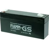 Fiamm PB-6-3 FG10301 Bleiakku 6V 3Ah Blei-Vlies (AGM) (B x H x T) 134 x 66 x 33mm Flachstecker 4.8mm