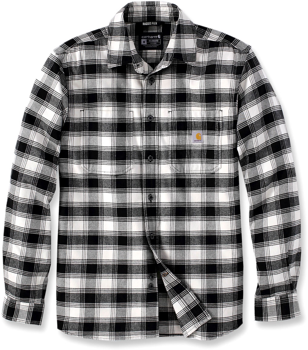 Carhartt Rugged Flex Flannel, chemise - Noir/Blanc - L