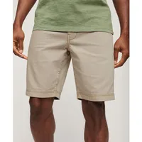 Superdry Vintage Officer Chino Shorts - Chateau Grey -