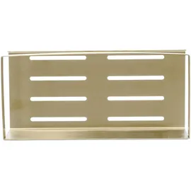 Schöner Wohnen Duschablage Meleto, Gold, Metall, eckig, 25x8x11.5 cm, Badaccessoires, Duschzubehör, Duschregal