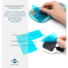 Axion 16 Gel-Pads 4,5x4,5 cm TENS-Gerät