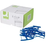 Q-Connect KF02282 E-Clip 100 Stück blau