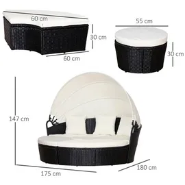 Outsunny Gartenmöbel-Set