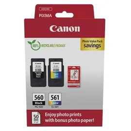 Canon PG-560 schwarz + CL-561 CMY 3713C006