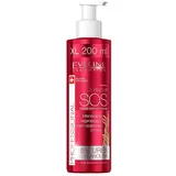 Eveline Cosmetics Extra Soft SOS Intensiv Regenerierende Handcreme - 200 ml mit Hyaluronsäure, Urea, Vitamin E für trockene und strapazierte Haut