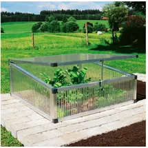 BECKMANN Frühbeet Typ Allgäu - Modell FTH, BxTxH: 101x107x33/44 cm weiß