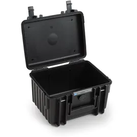 B&W International Outdoor Case Type 2000 schwarz + Facheinteilung