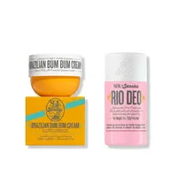 Sol de Janeiro Körpercreme Sol de Janeiro Bum Bum Cream und Beija Flor Deo Pflege Duo, Pflege und Deo Routine in einem abgestimmten Set weiß
