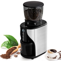 Biolomix Kaffeemühle Elektrisch, Elektrische Kegelmühlen mit 31 Mahleinstellungen, Kegelmahlwerk, für 1-10 Portionen Espresso, Drip, French Press und Filterkaffee Reinigungsbürste
