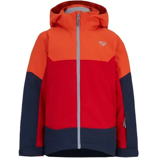 Ziener Kinder AGIMO Ski-Jacke/Winterjacke | warm, atmungsaktiv, wasserdicht, red salsa, 104