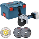 Bosch Professional GWS 18V-180 P ohne Akkupack, L-Boxx