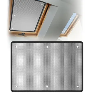 Wärmeisolierung Reflektierende Dachfenster Folie Fensterfolie Sonnenschutz Hitzeschutz Doppelseitige Aluminiumfolie Sonnenschutzfolie Fenster Innen oder Außen 6MM Verdunkelungsfolie ( Größe : 50x110cm