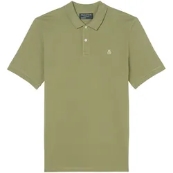 Poloshirt MARC O'POLO "Poloshirt Small-Logo 1er Pack", Herren, Gr. L, grün, Obermaterial: 100% Baumwolle CO., Shirts