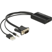 DeLock VGA zu HDMI 25 cm), Data + Video