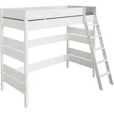 Paidi Hochbett Tiago 90 x 200 cm Holznachbildung weiß