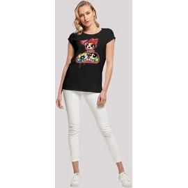 F4NT4STIC Extended Shoulder T-Shirt Powerpuff Girls Cheerleaders in schwarz | Gr.: 5XL