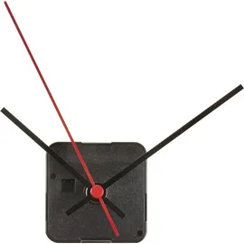 TFA Dostmann Analoges Uhrwerk weiß, 60.3061.02, selber basteln, sehr leise, Zeiger, für Schwarze Uhren, Kunststoff, (L) 56 x (B) 29 x (H) 56 (75) mm